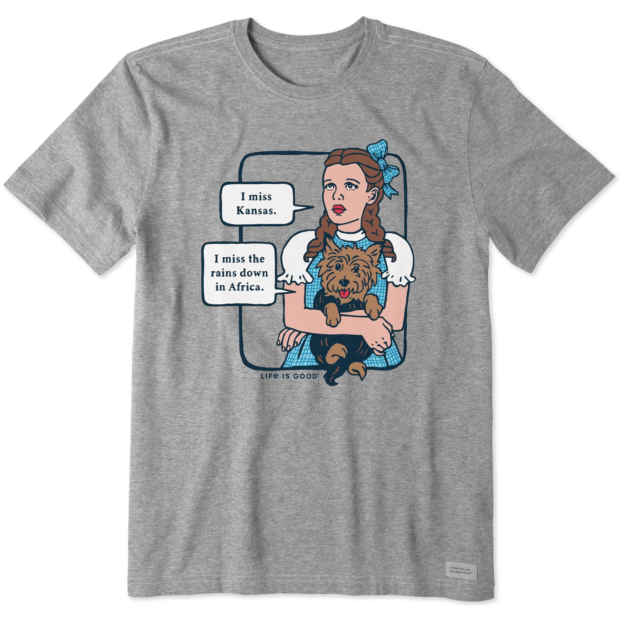 Men's Wizard of Oz I Miss Kansas Short Sleeve Tee Life is Good