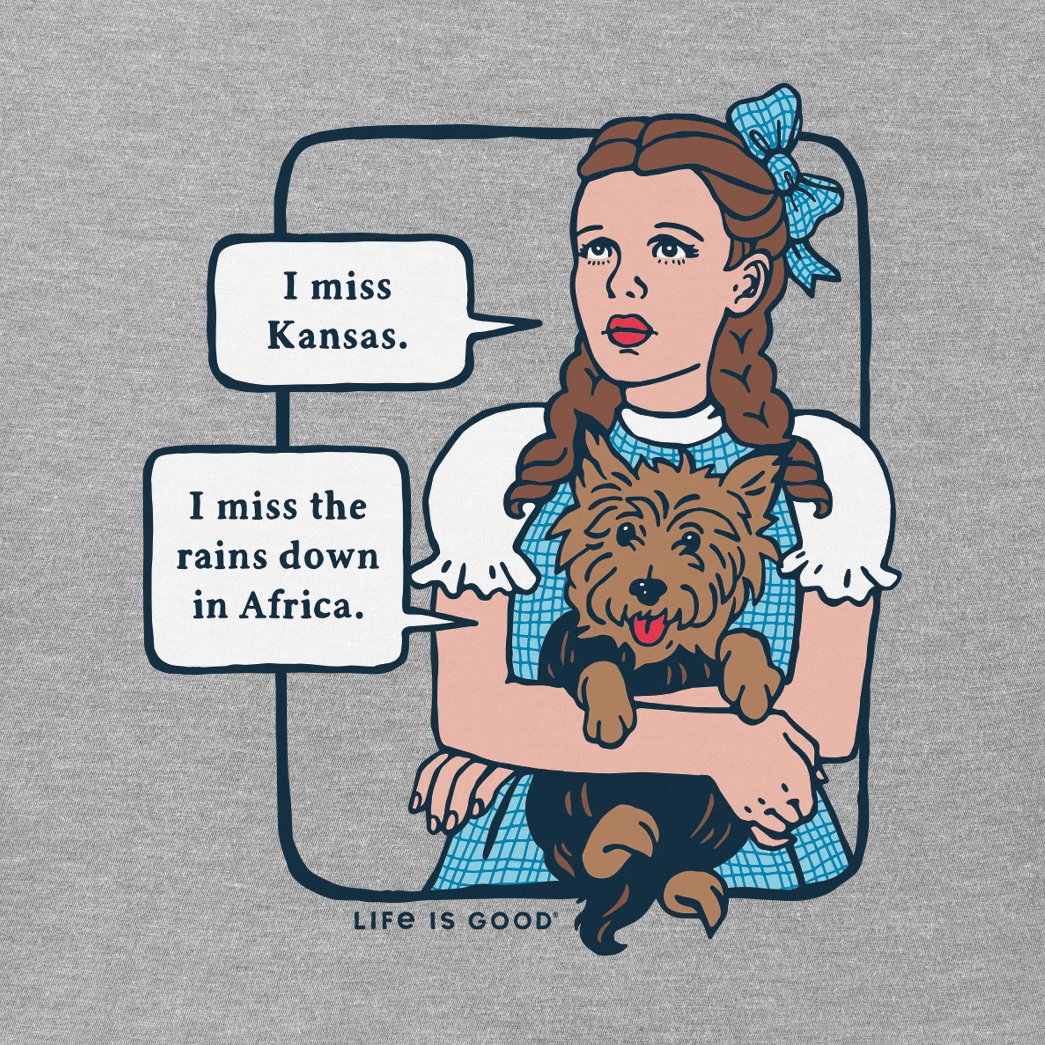 Men's Wizard of Oz I Miss Kansas Short Sleeve Tee Life is Good