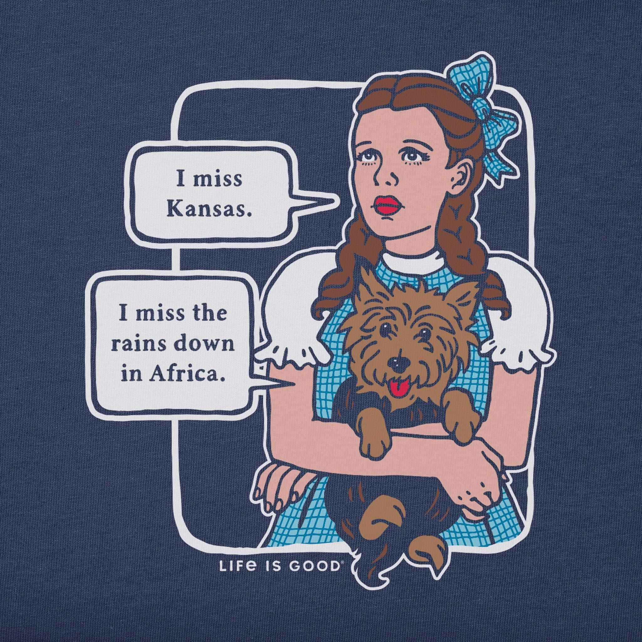 Men's Wizard of Oz I Miss Kansas Short Sleeve Tee Life is Good