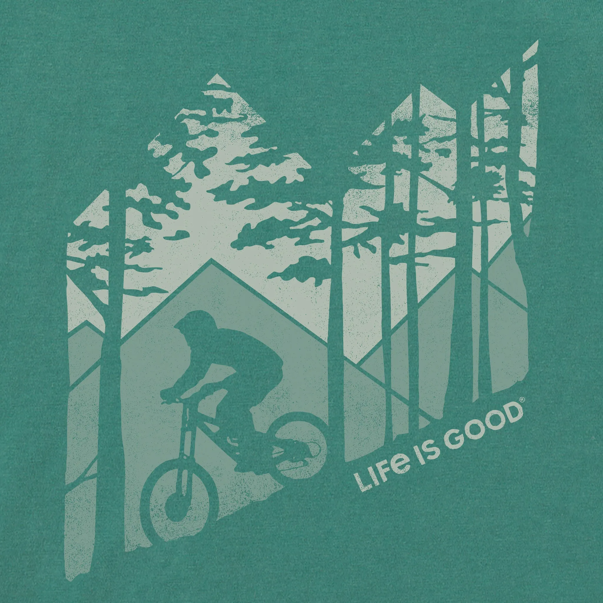 Men's Woodsy Downhiller Short Sleeve Tee Life is Good