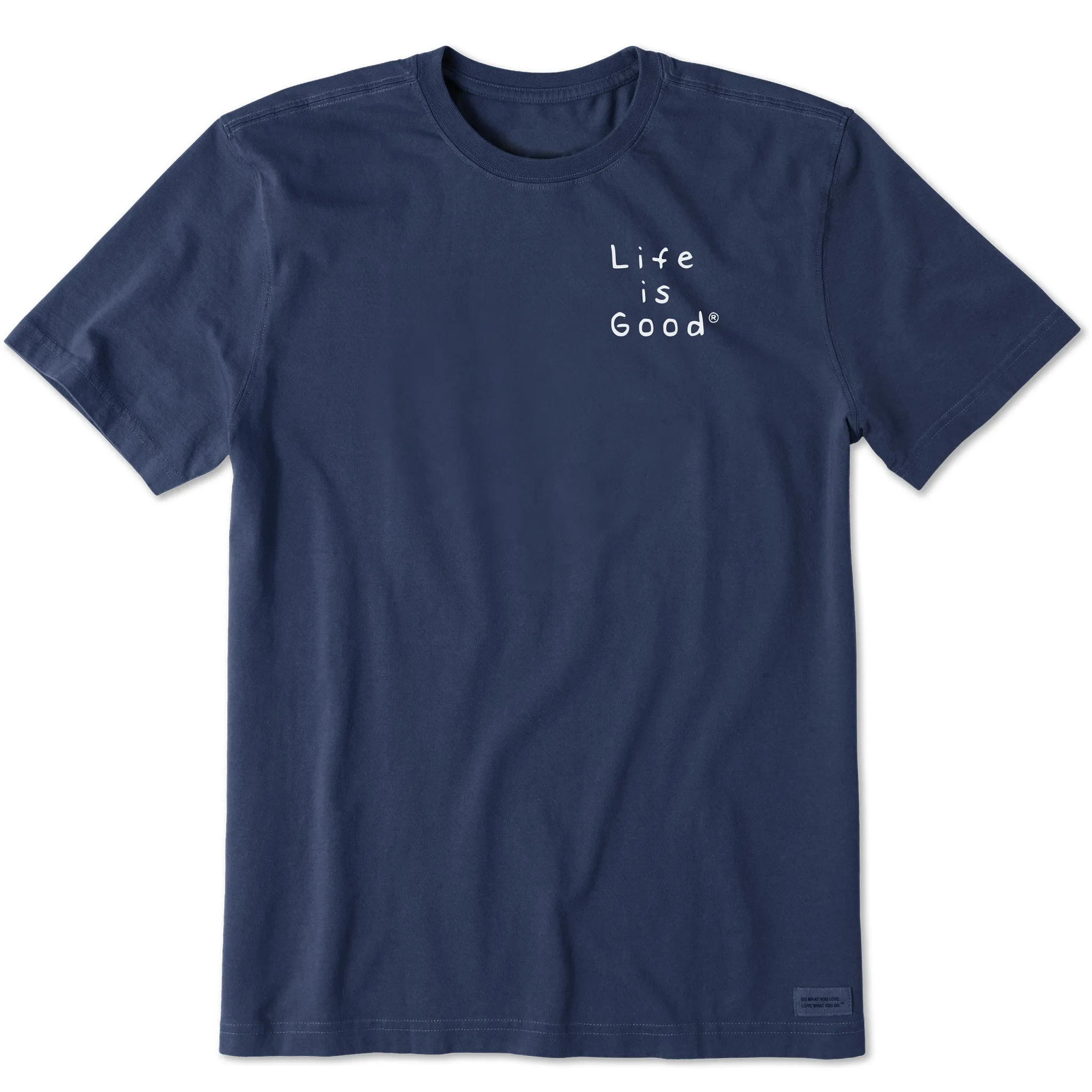 Men's Wordsmith Life is Good LC Short Sleeve Crusher Tee Life is Good