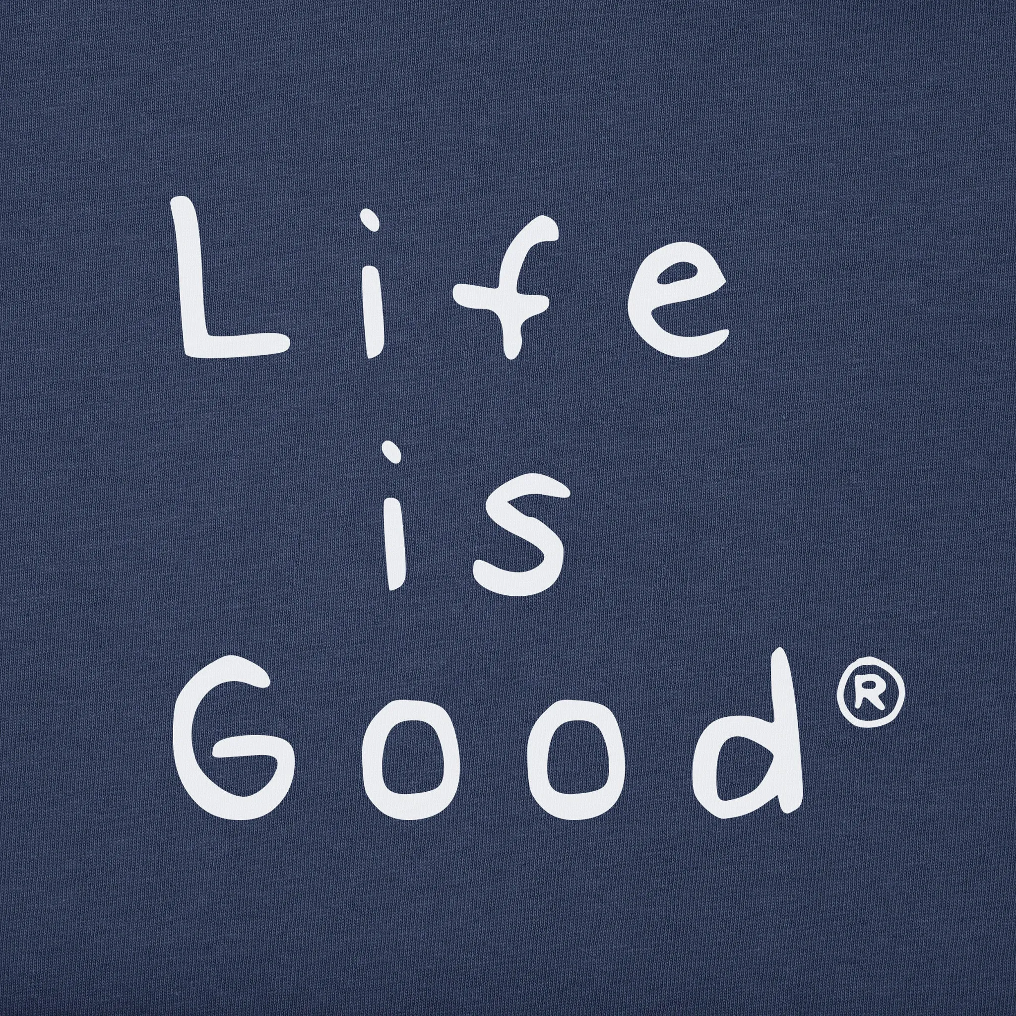 Men's Wordsmith Life is Good LC Short Sleeve Crusher Tee Life is Good