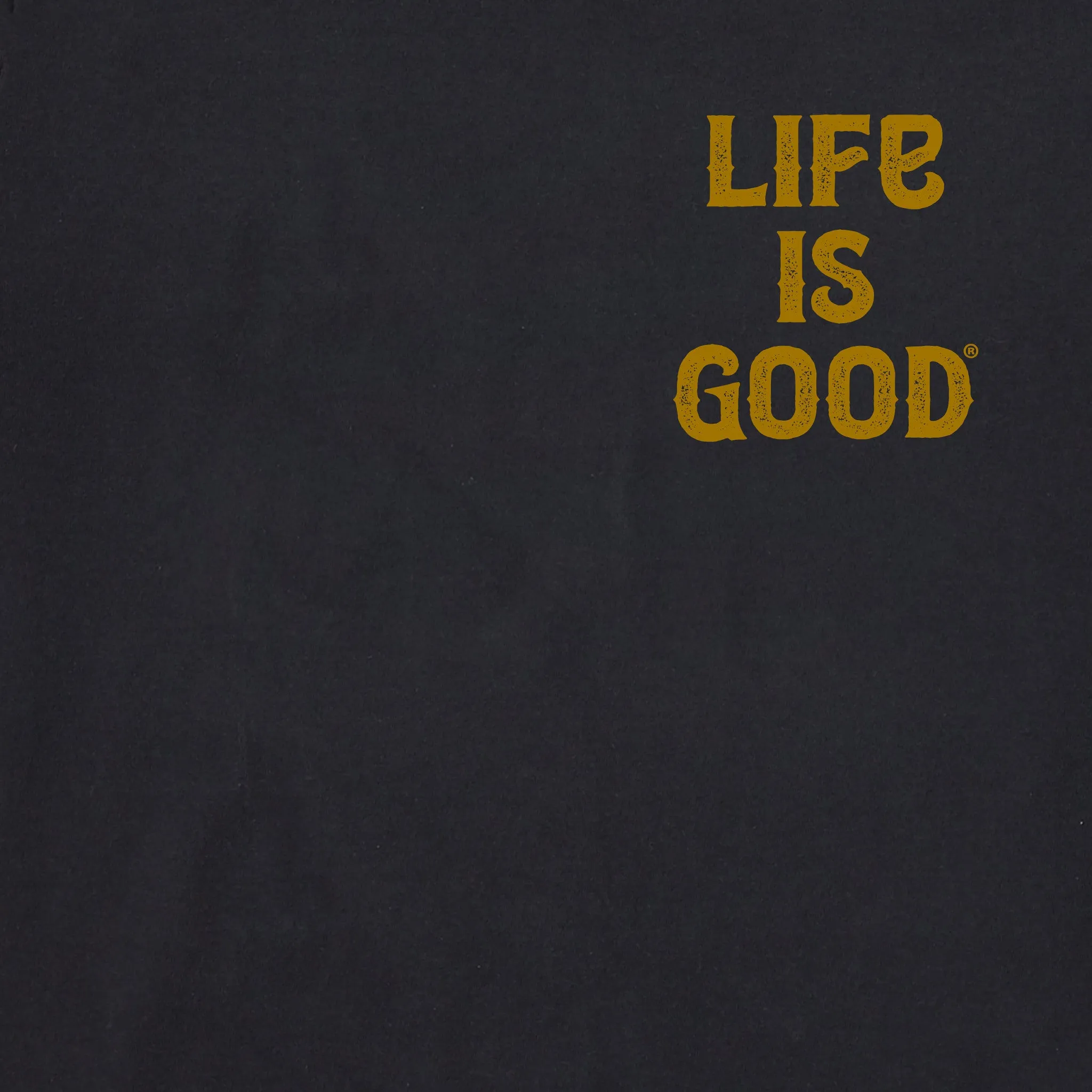 Men's Wordsmith Whiskey Short Sleeve Tee Life is Good