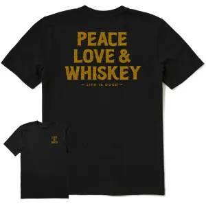 Men's Wordsmith Whiskey Short Sleeve Tee Life is Good
