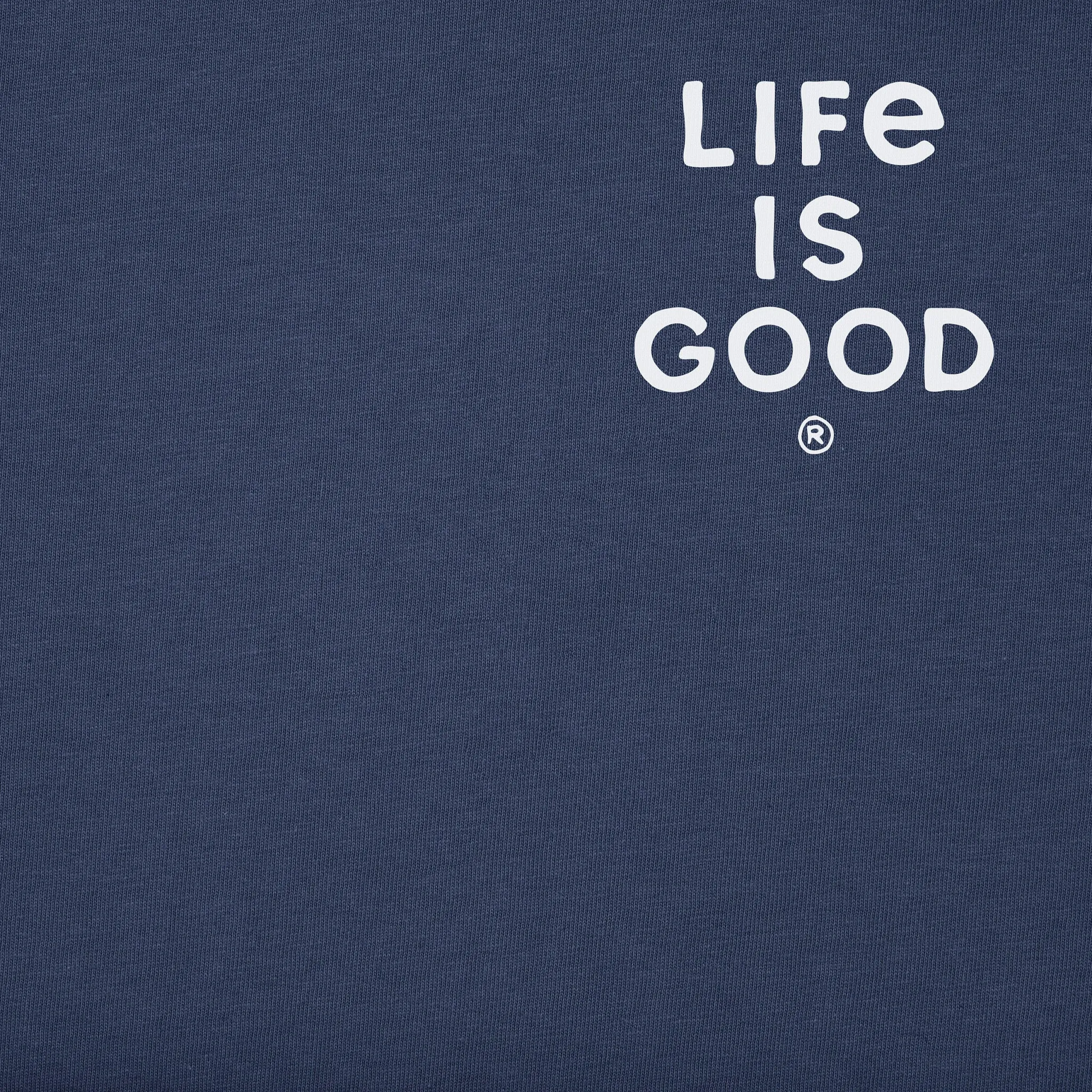 Men's World's Okayest Pickleball Player Short Sleeve Tee Life is Good