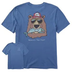 Men's WTF Bear Short Sleeve Tee Life is Good