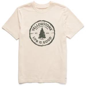 Men's Yellowstone Stump Short Sleeve Crusher Tee Life is Good
