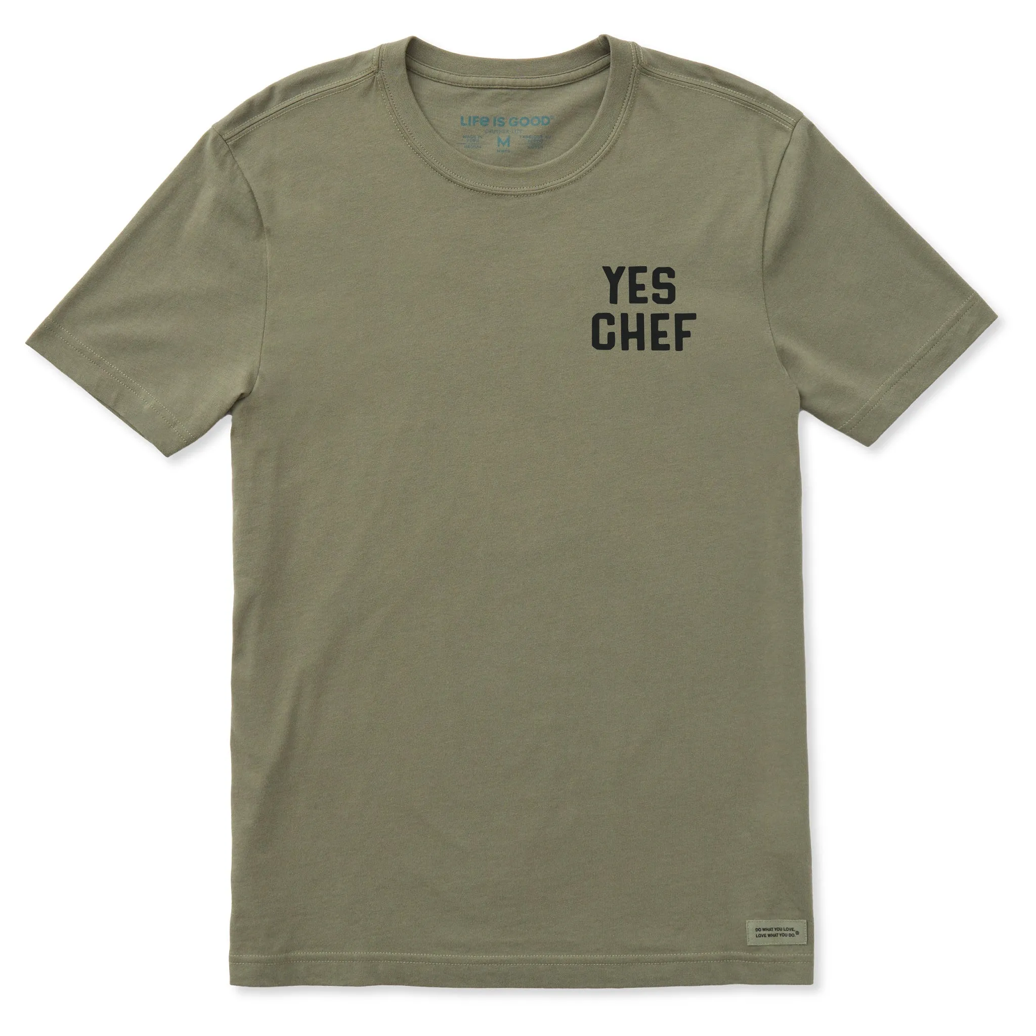 Men's Yes Chef Short Sleeve Crusher-LITE Slim Fit Tee Life is Good