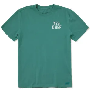 Men's Yes Chef Short Sleeve Crusher Tee Life is Good