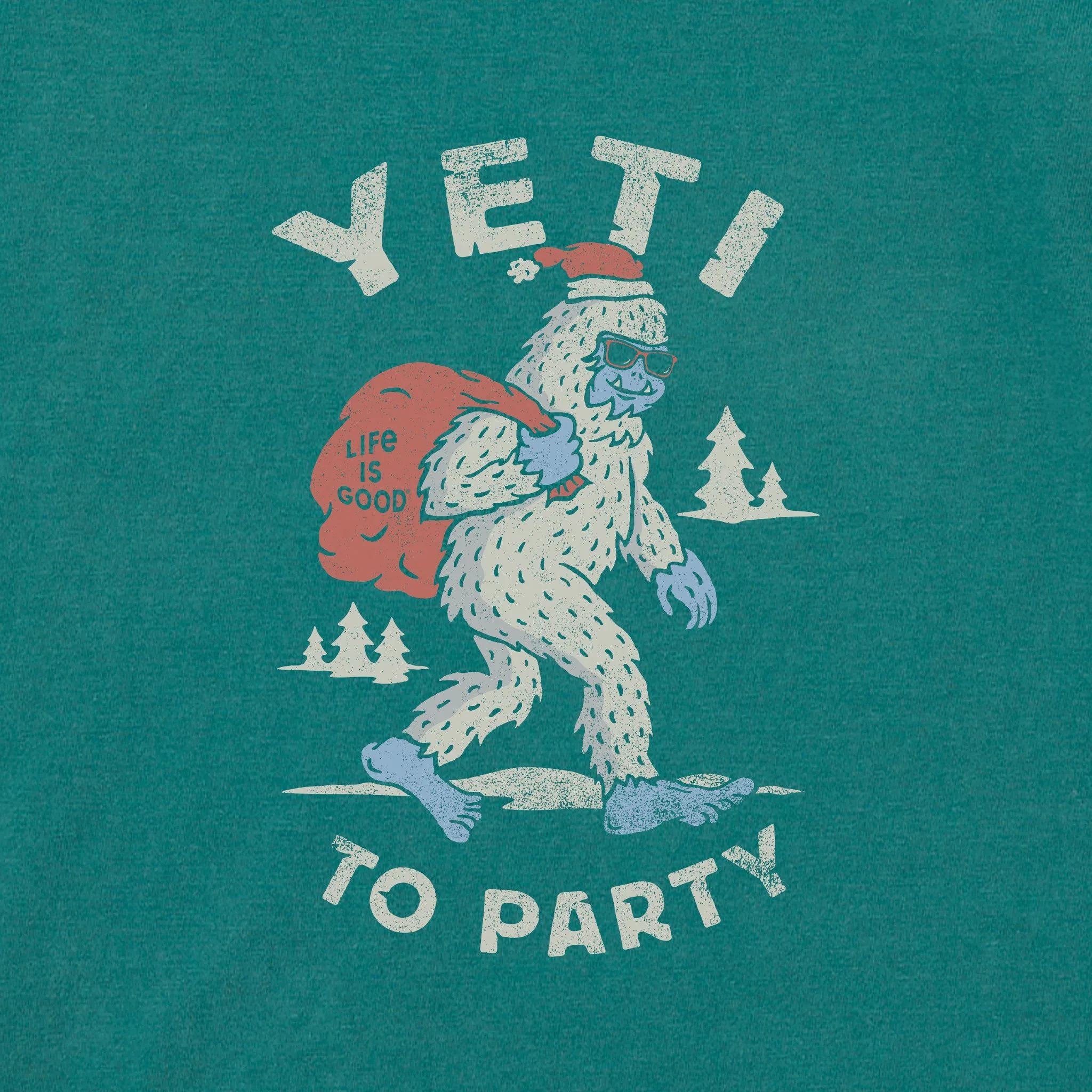 Men's Yeti To Party Long Sleeve Crusher Tee Life is Good