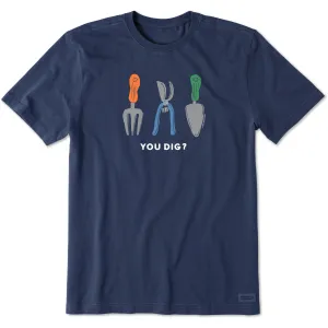 Men's You Dig Garden Tools? Short Sleeve Crusher Tee Life is Good