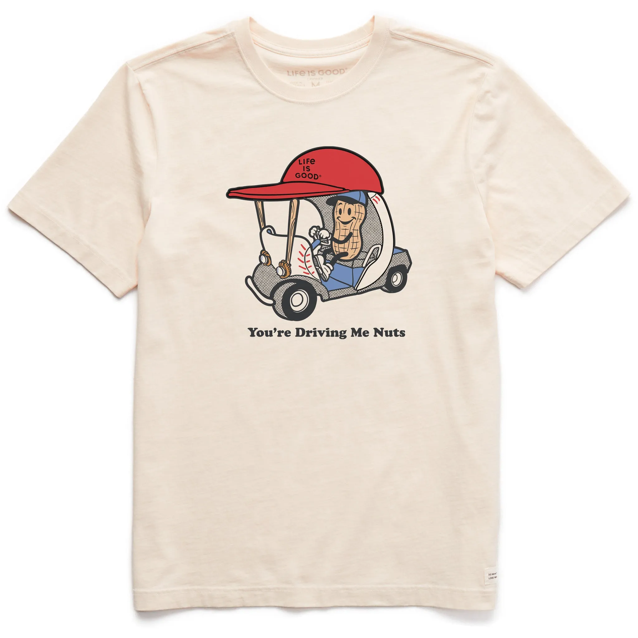 Men's You're Driving Me Nuts Short Sleeve Crusher Tee Life is Good