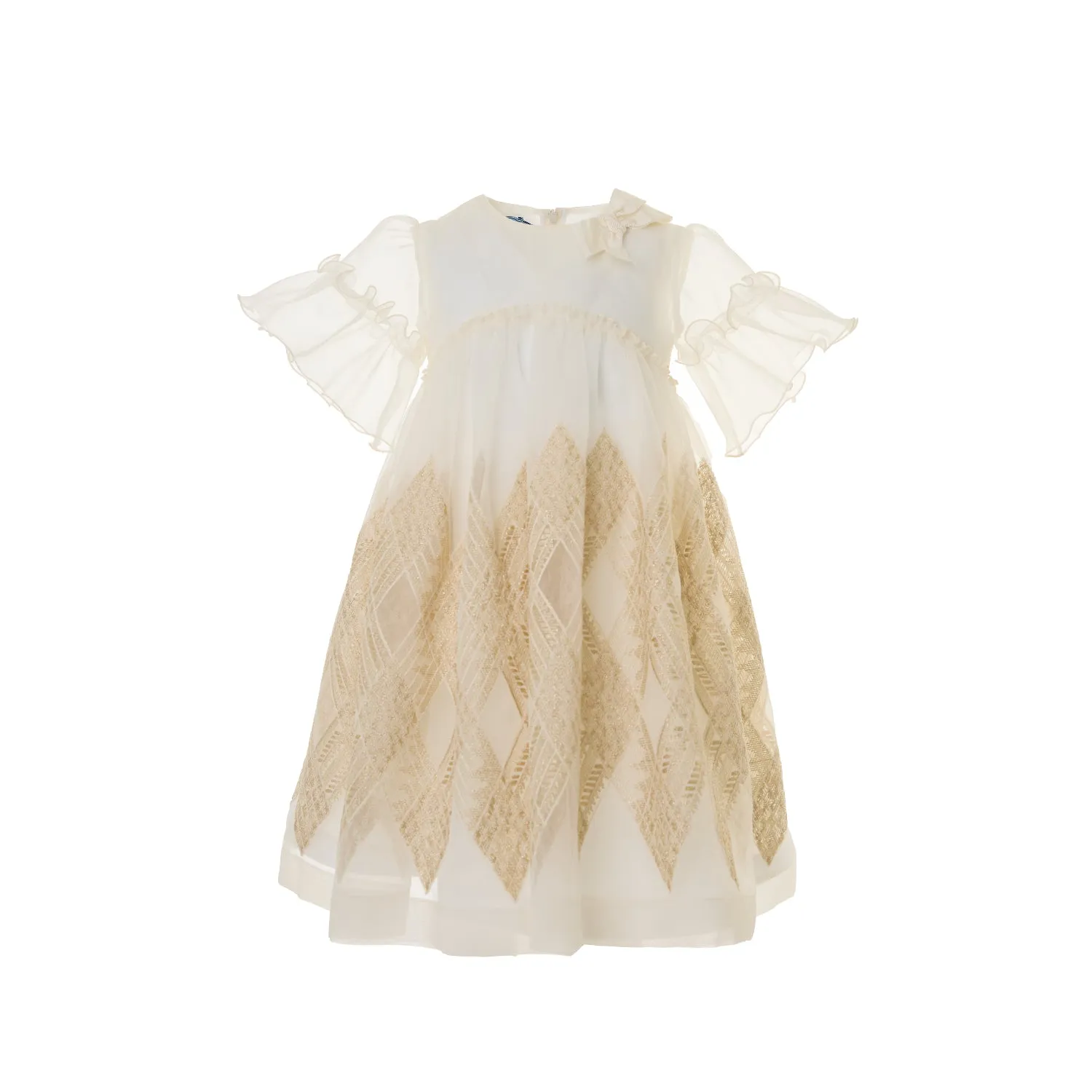 Mimisol Kids Girl's Gold Dress Gold