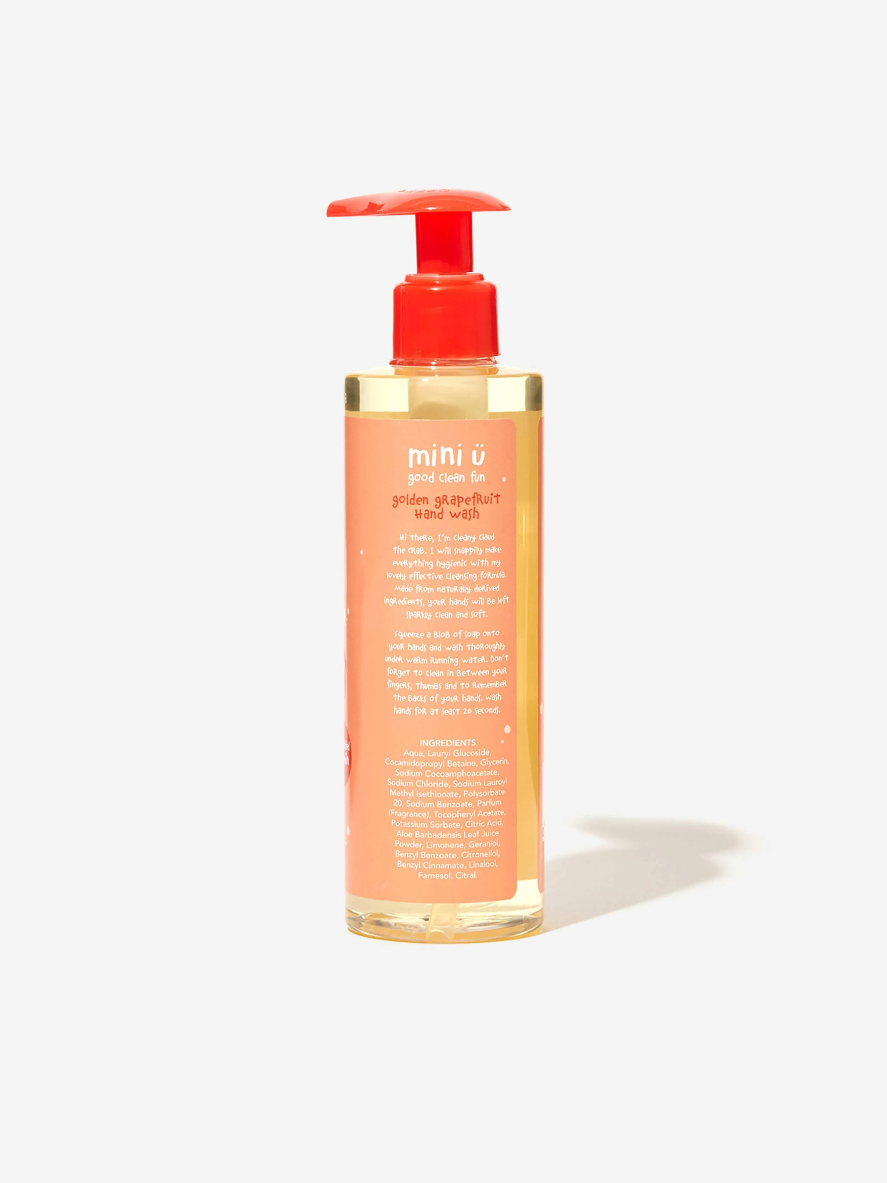 Mini U Kids Golden Grapefruit Hand Wash in Orange