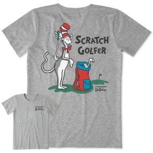 New Life is Good Dr. Seuss Scratch Golfer Tee