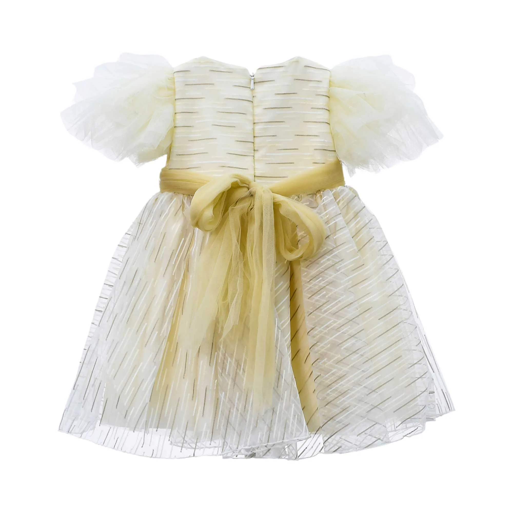 Piccola Speranza Kids Baby Girl's Beige Dress