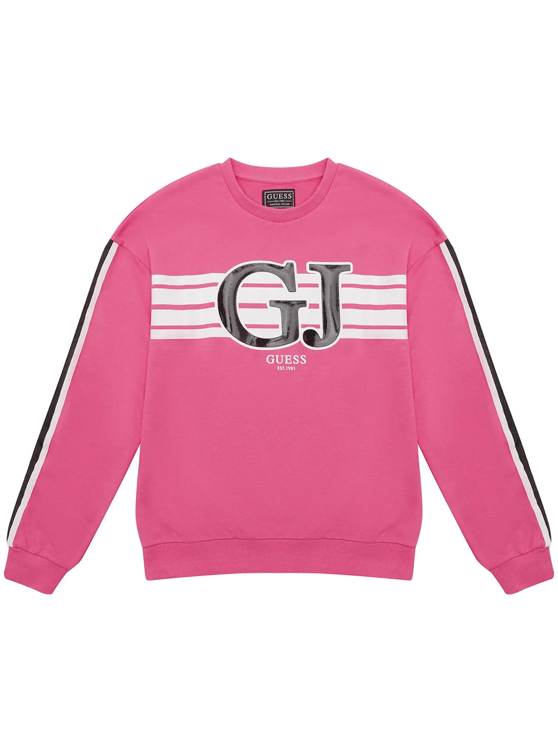 Pink Long Sleeve Active Jumper (7-16) Guess