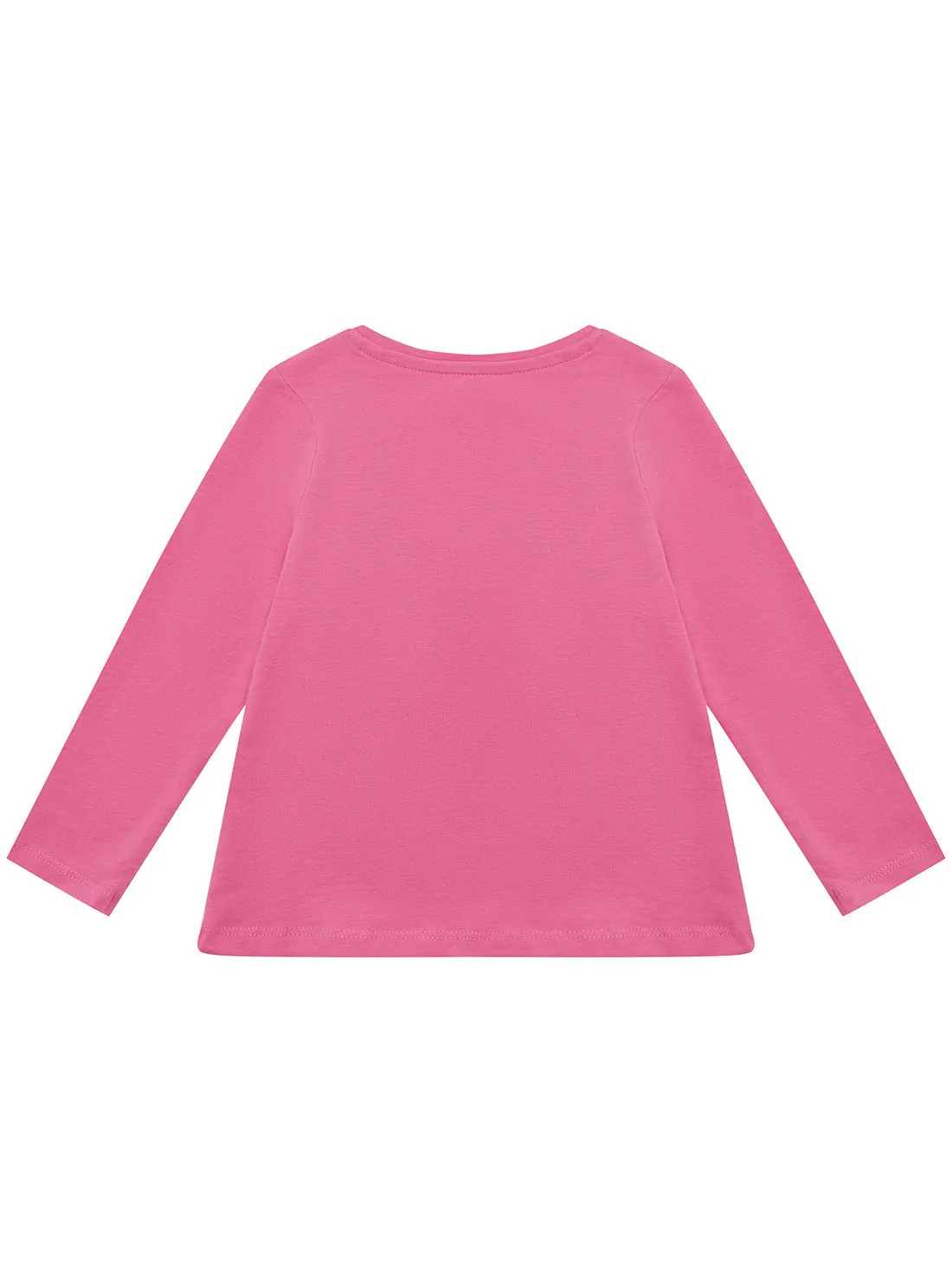 Pink Long Sleeve Top (0-12M) Guess