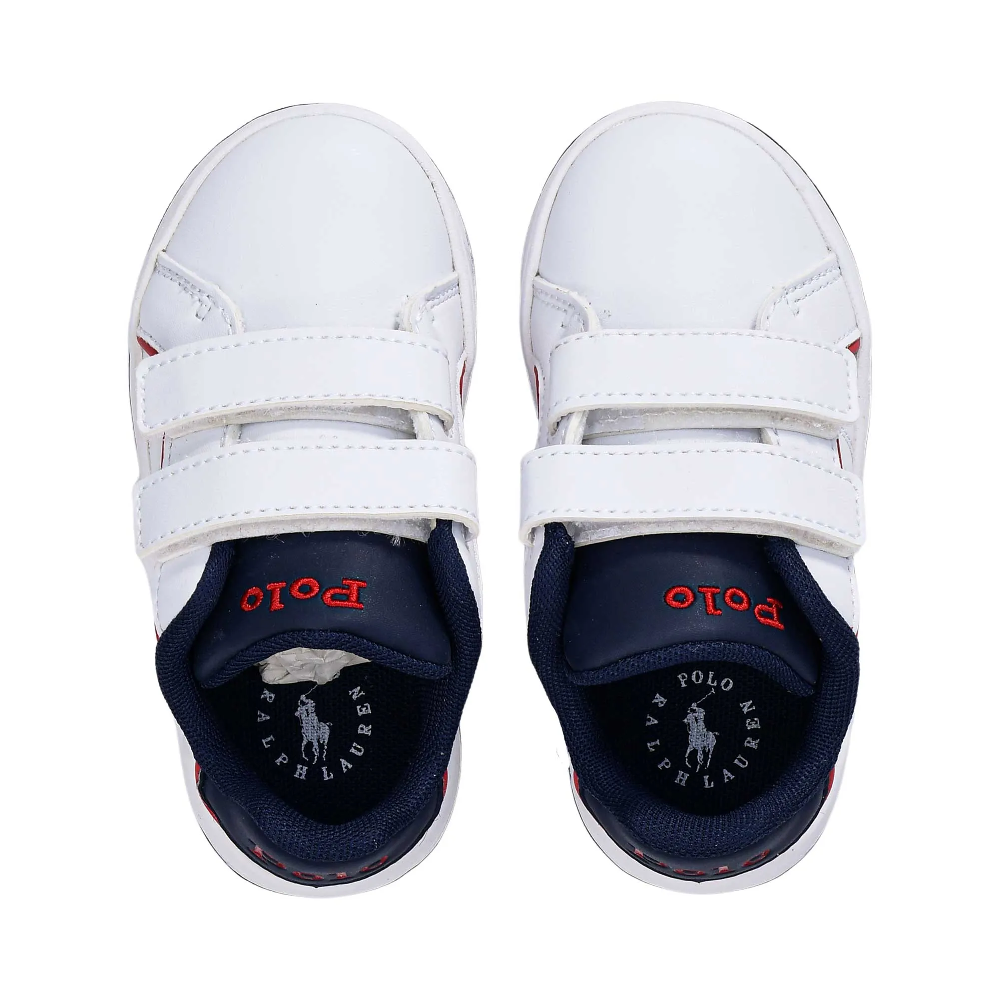 Polo Ralph Lauren Kids Boy's White  Sneakers