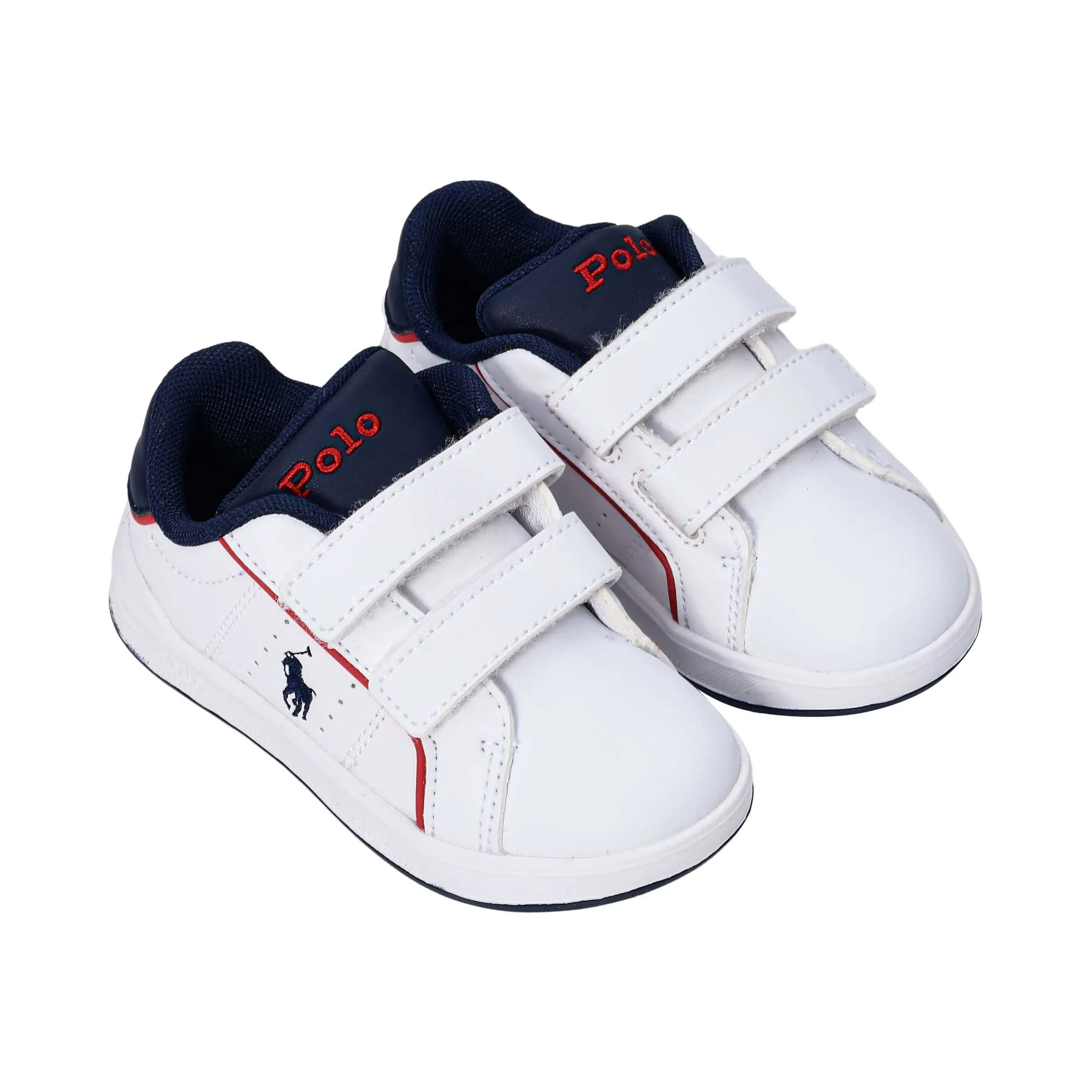 Polo Ralph Lauren Kids Boy's White  Sneakers