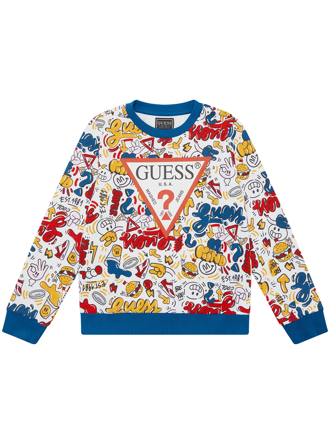 Pop Print Active Top (2-7) Guess
