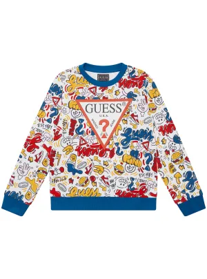 Pop Print Active Top (2-7) Guess