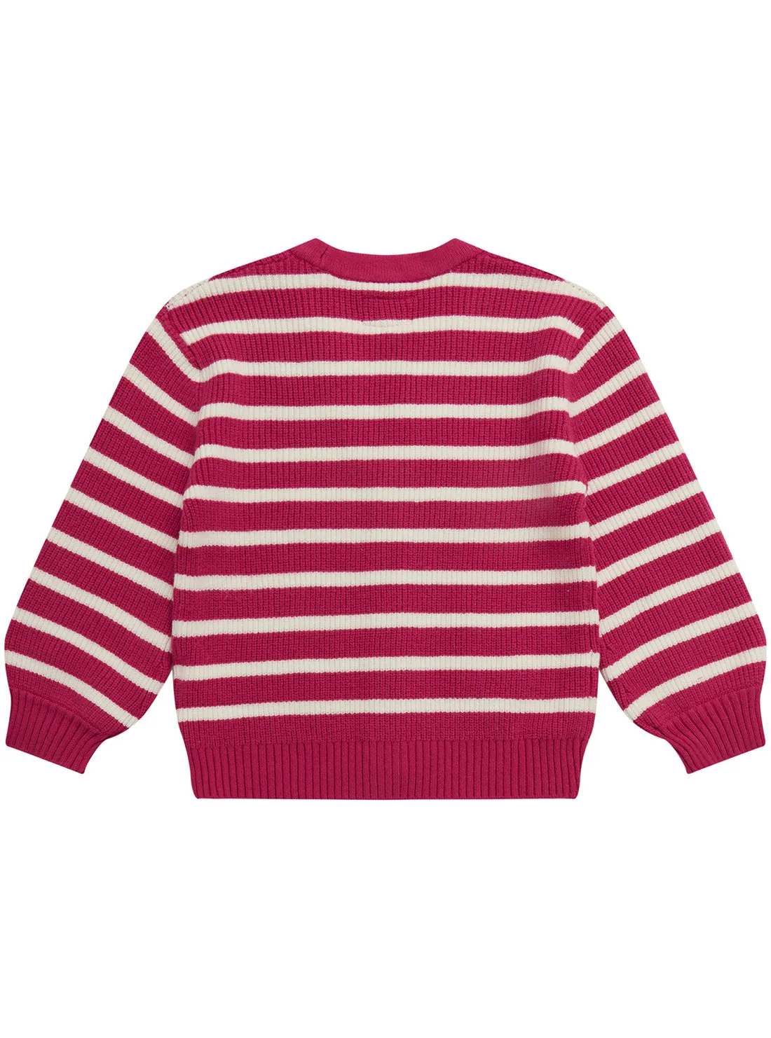 Red Long Sleeve Stripe Cardigan (2-7) Guess