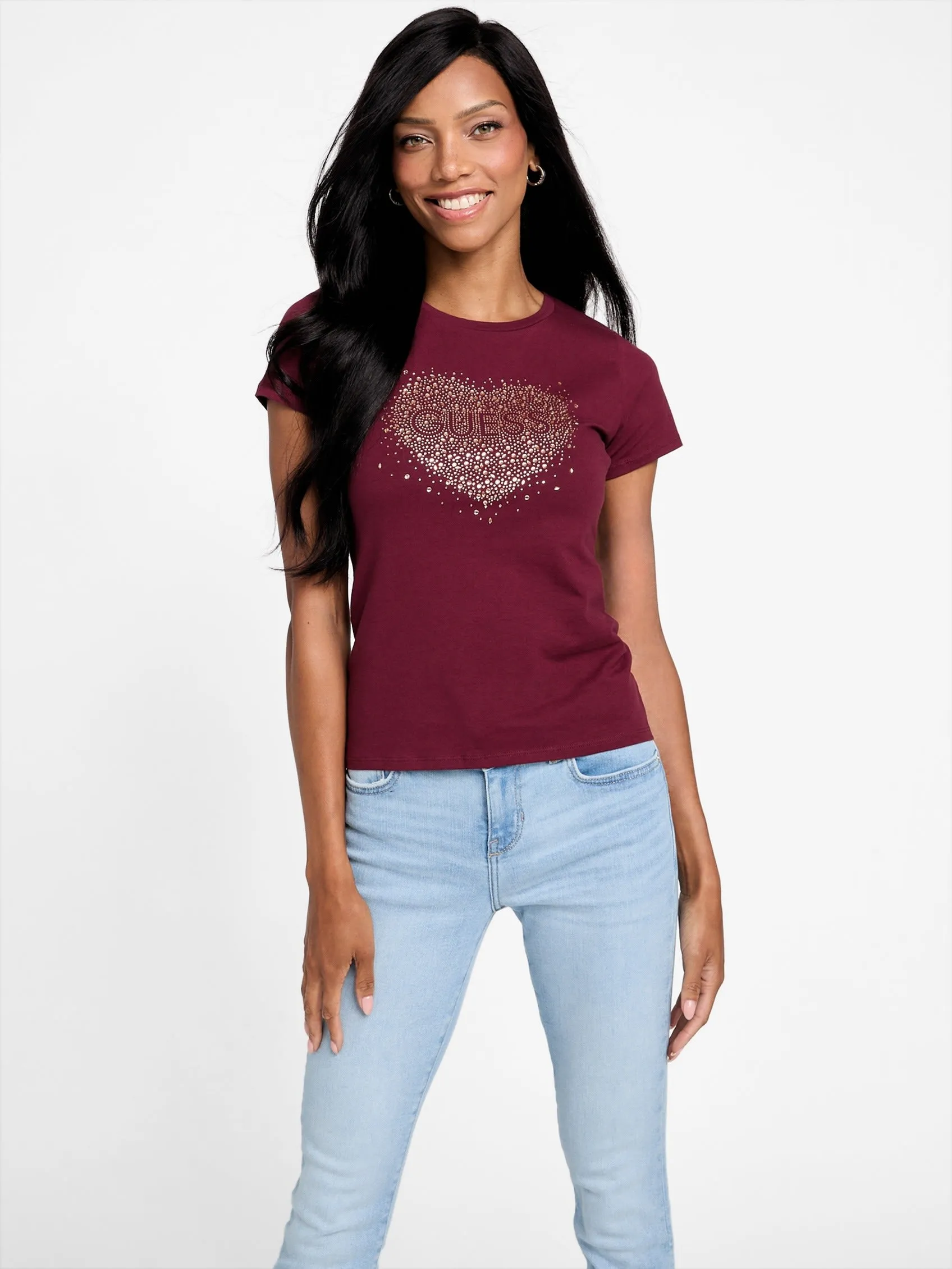 Reformation Eco Bibi Heart Tee