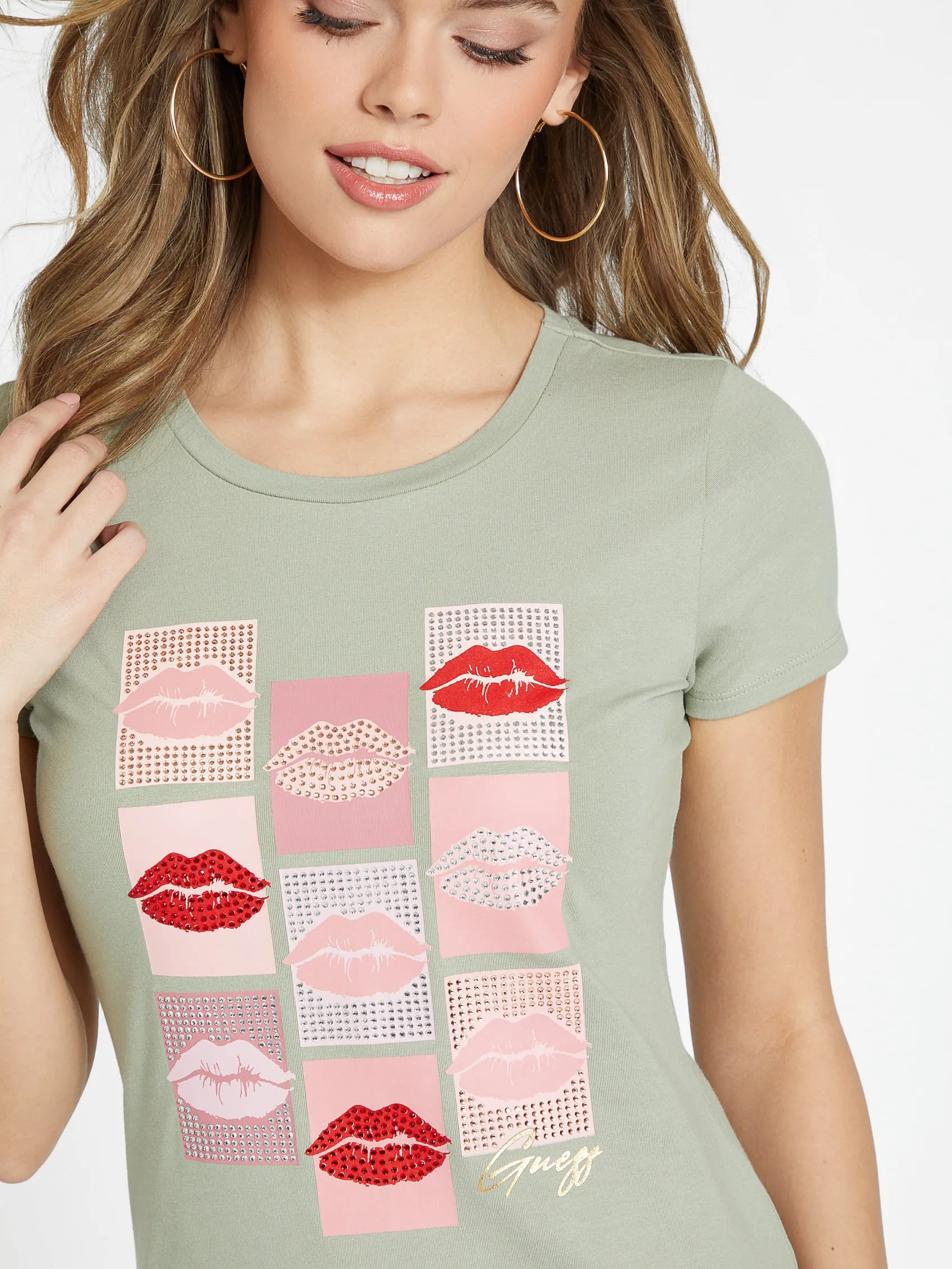 Reformation Eco Biza Lip Tee