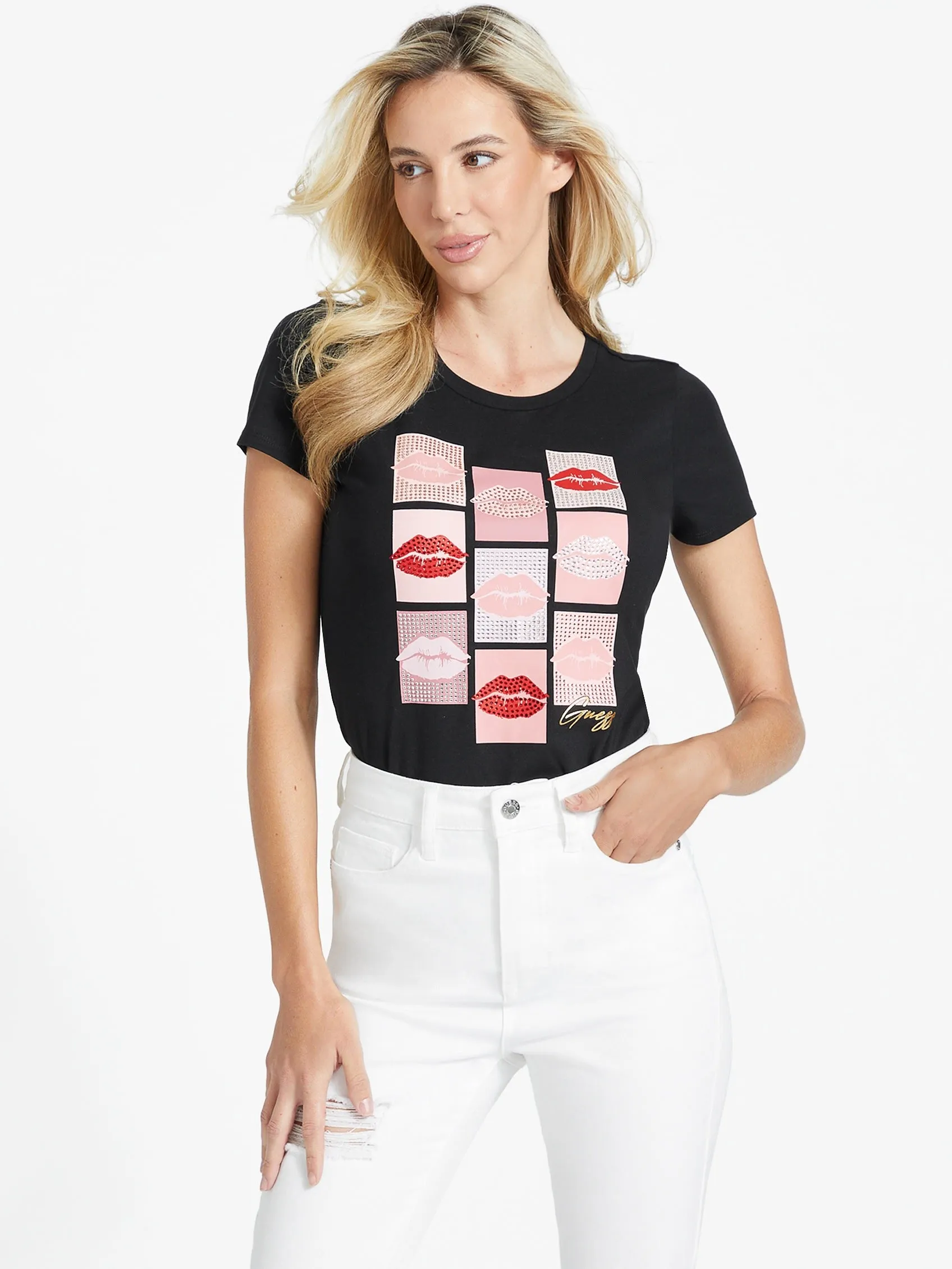 Reformation Eco Biza Lip Tee