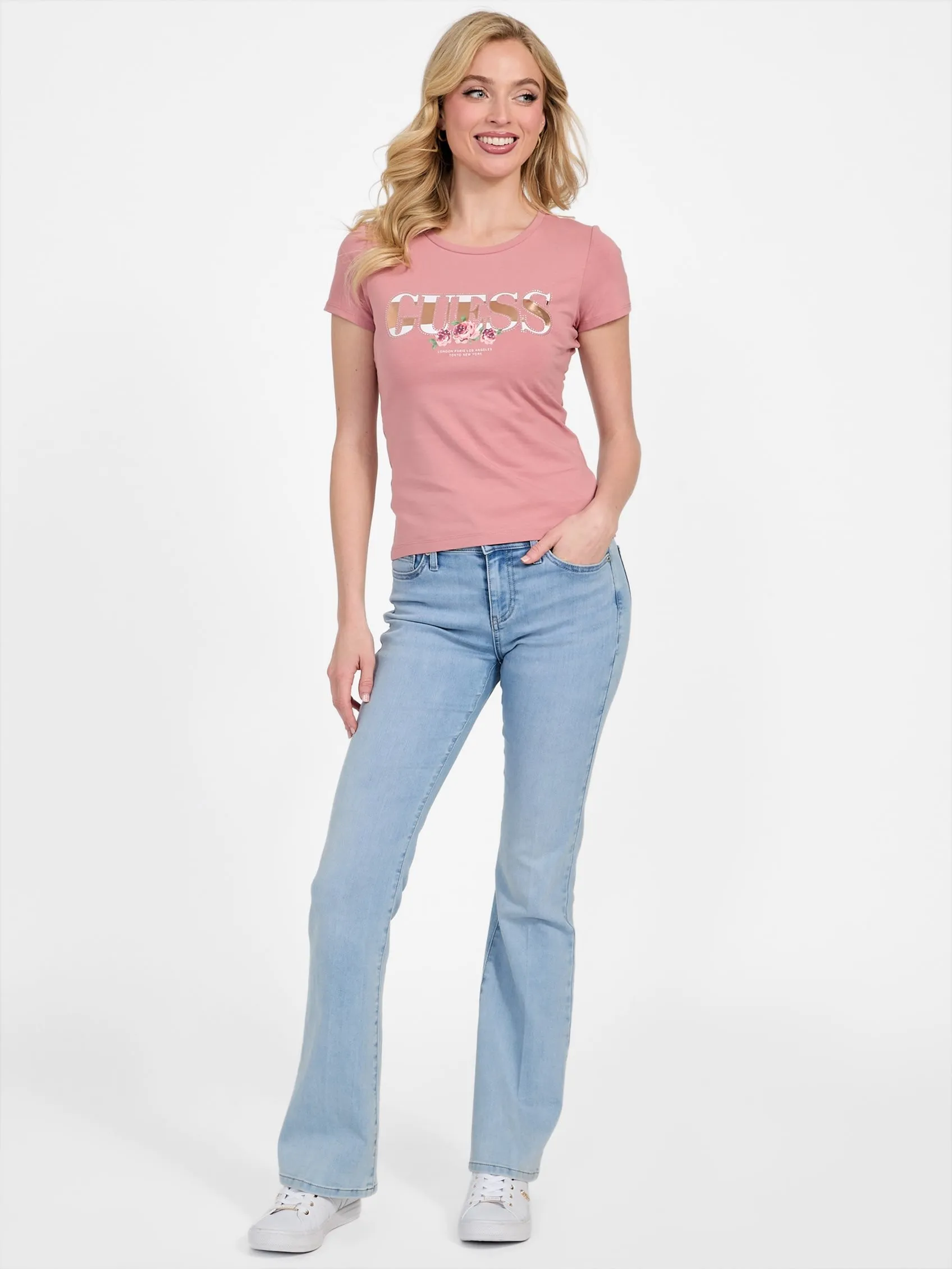 Reformation Eco Carri Logo Tee
