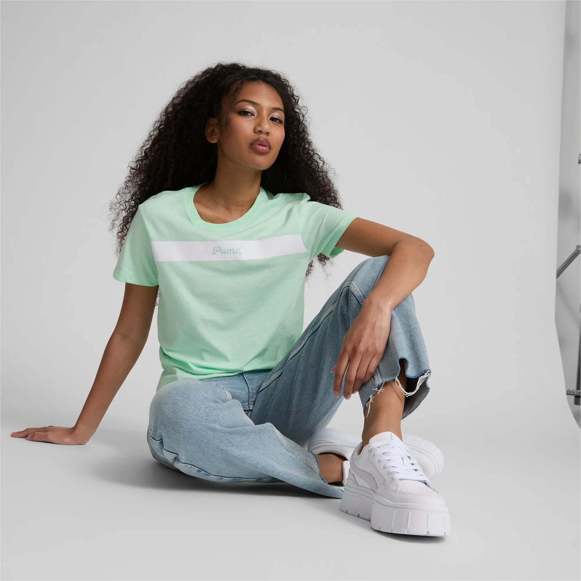 Reformation PUMA Women's Upfront Line Logo Tee