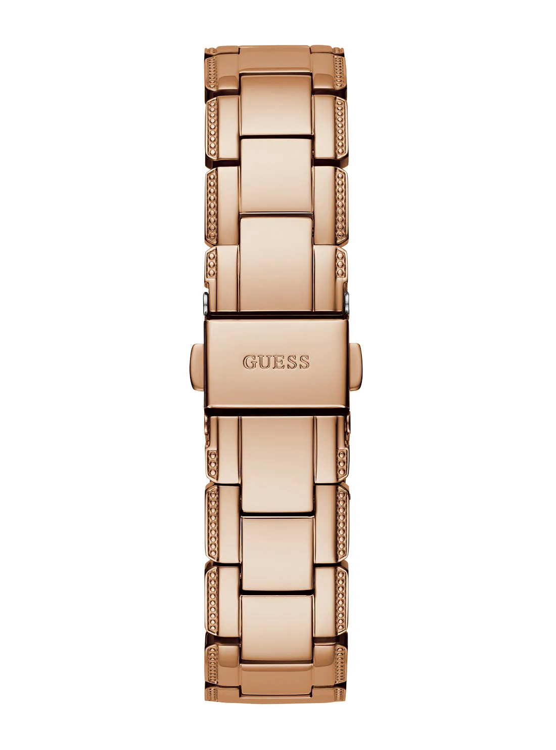 Rose Gold Crystal Clear Glitz Watch Guess