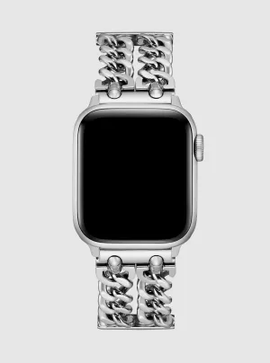 Silver Apple Watch Strap Guess