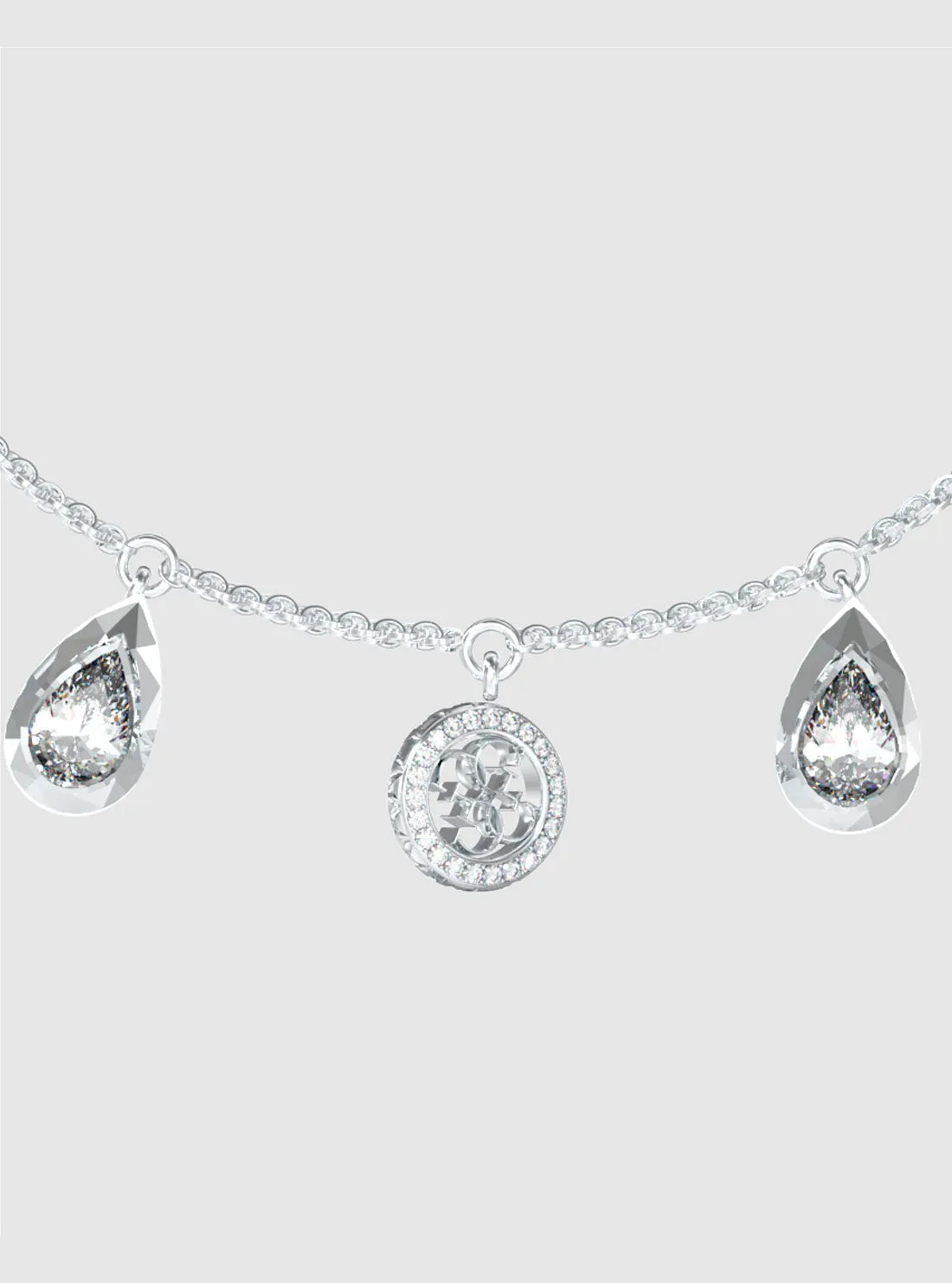 Silver Charm Bracelet Guess
