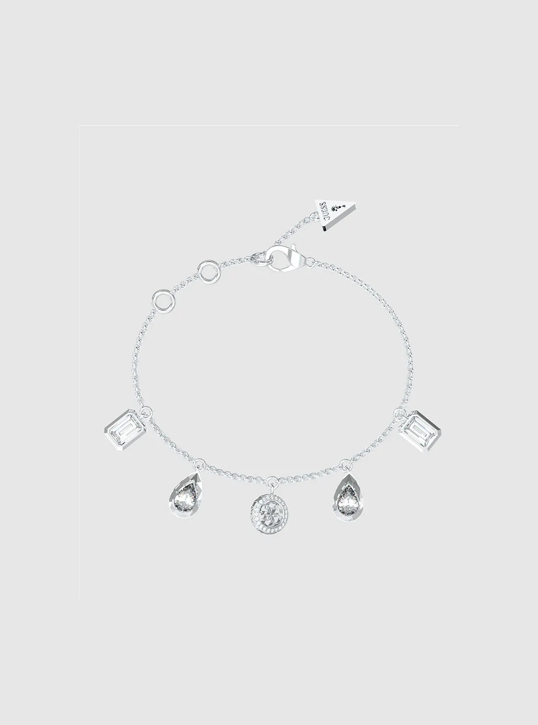 Silver Charm Bracelet Guess