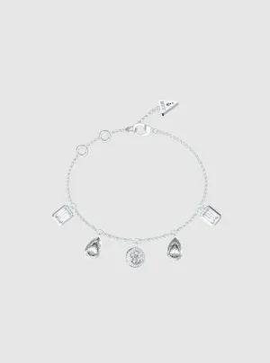 Silver Charm Bracelet Guess