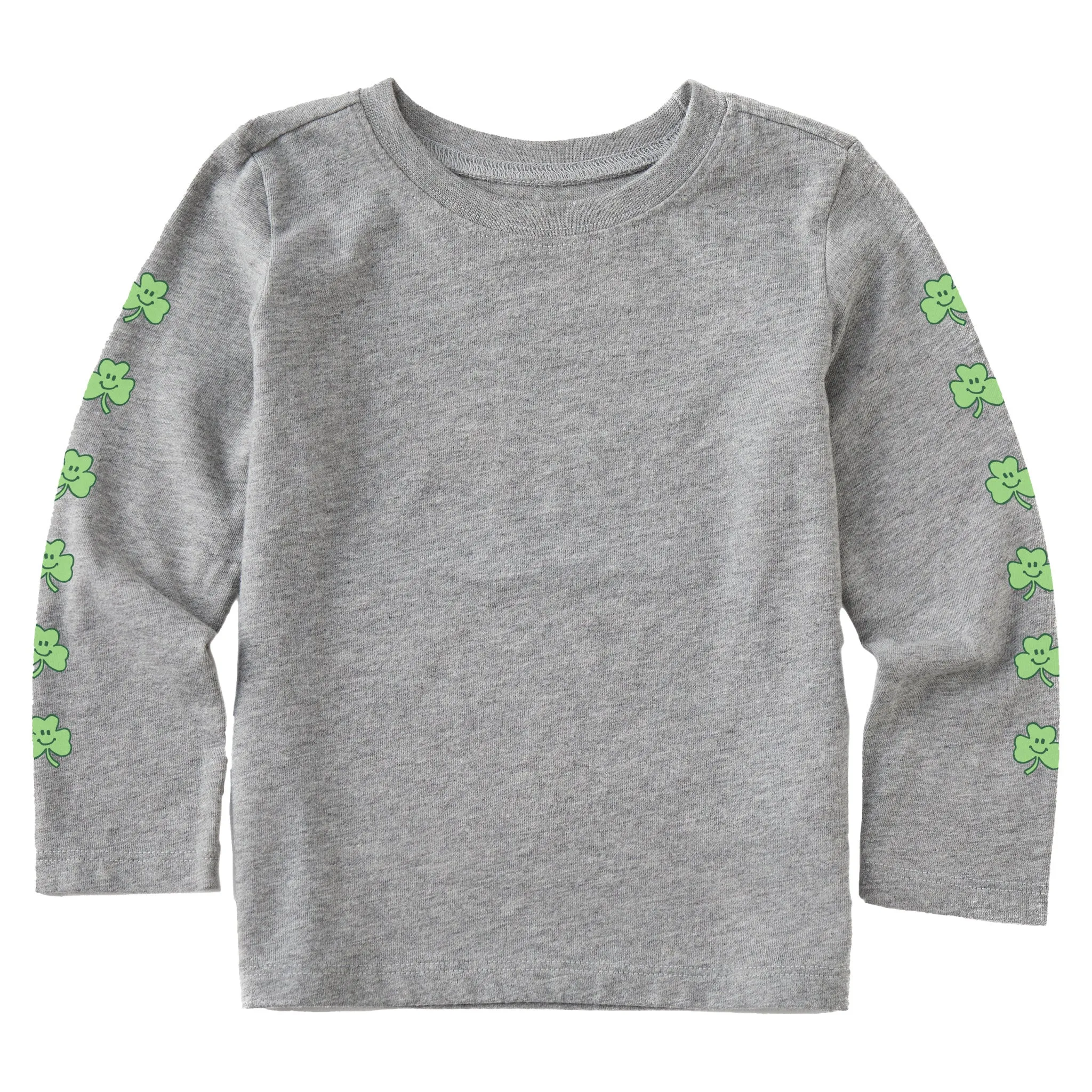 Smile Clovers Long Sleeve Toddler Crusher Tee Life is Good