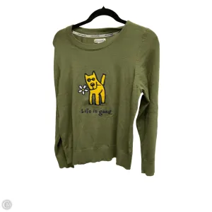 Sweater By Life Is Good In Green, Size: M