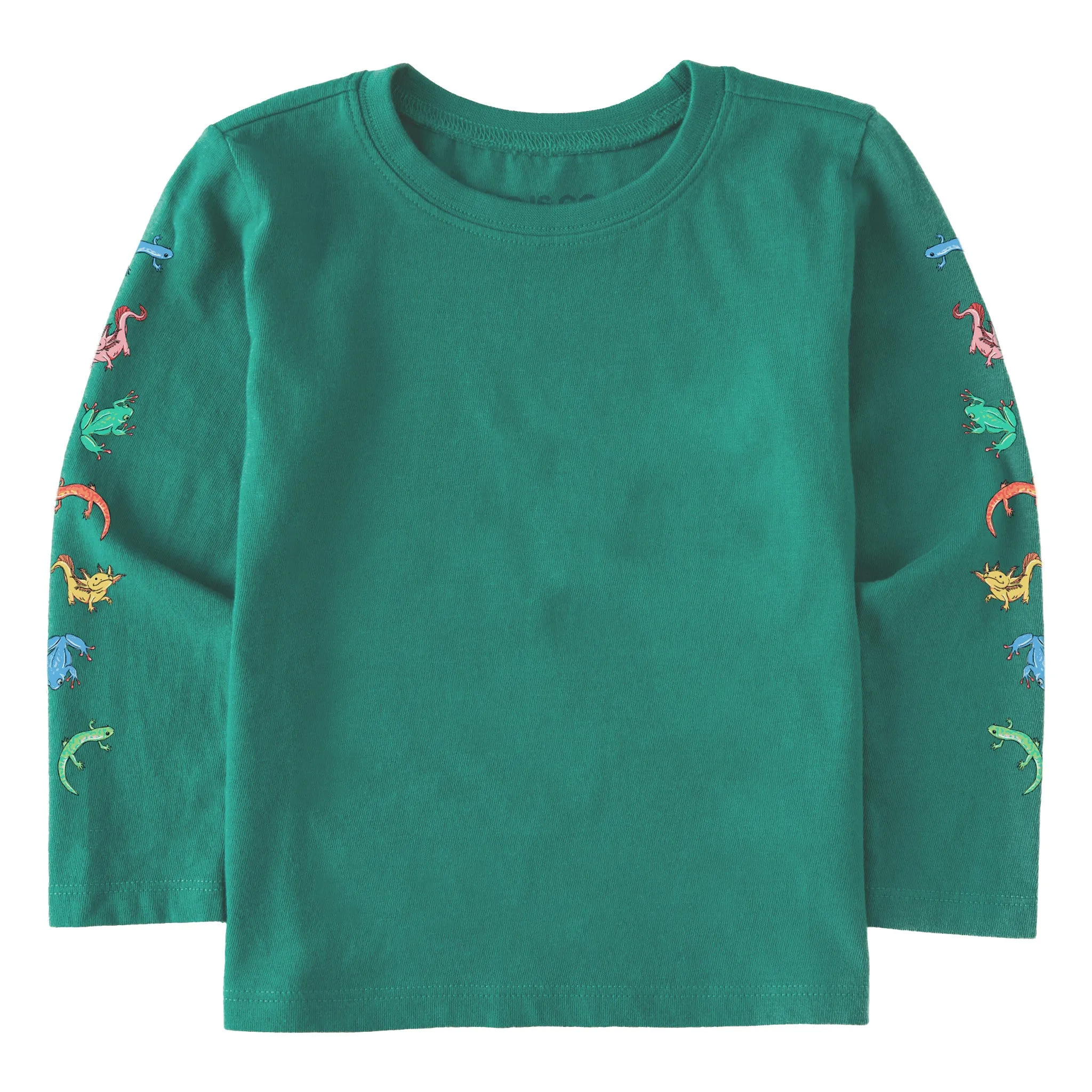 Toddler Amphibian Friends Long Sleeve Crusher Tee Life is Good