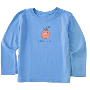 Toddler Little Cutie Long Sleeve Crusher Tee Life is Good