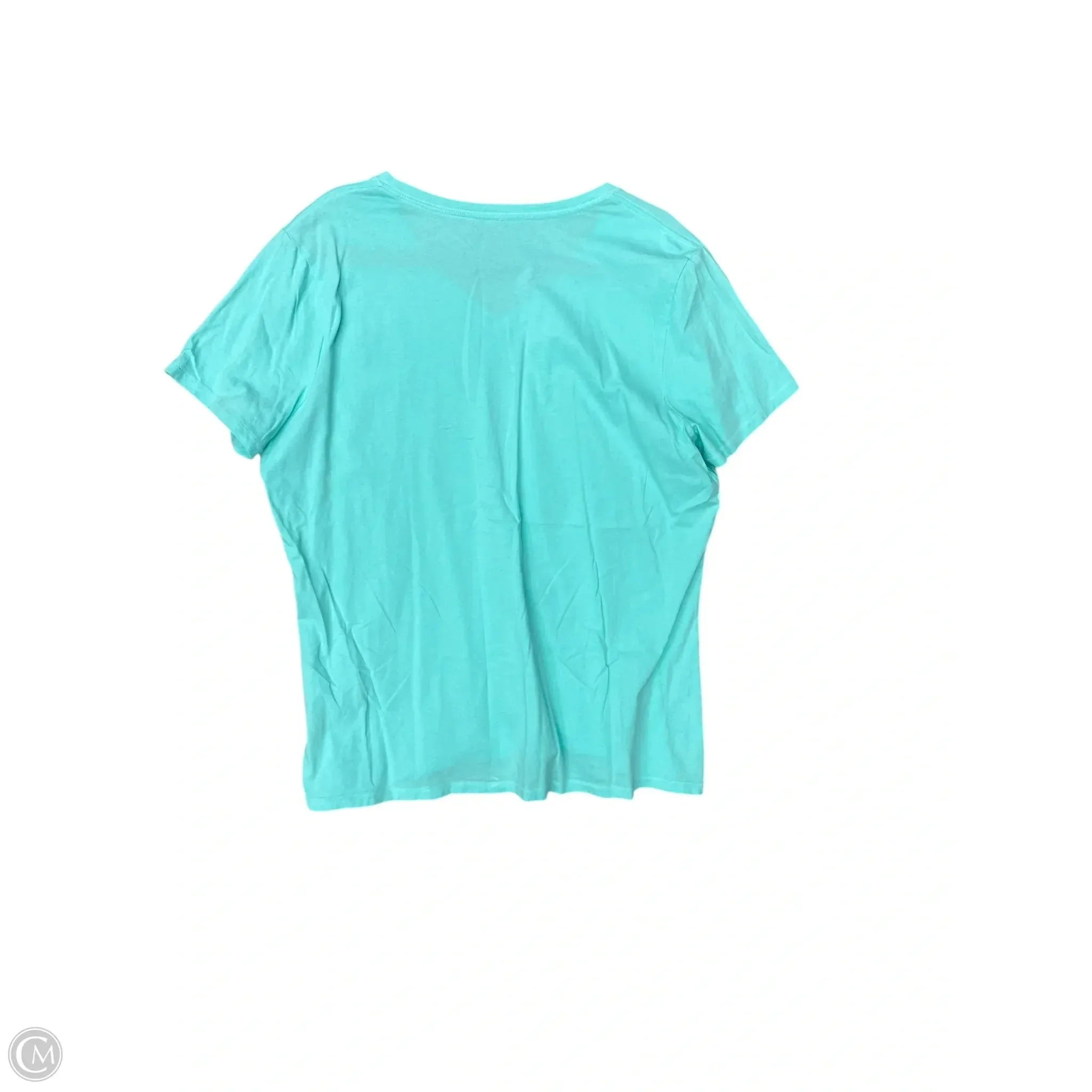 Top Short Sleeve By Life Is Good In Blue, Size: Xxl