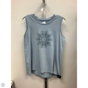 Top Sleeveless By Life Is Good In Blue, Size: M