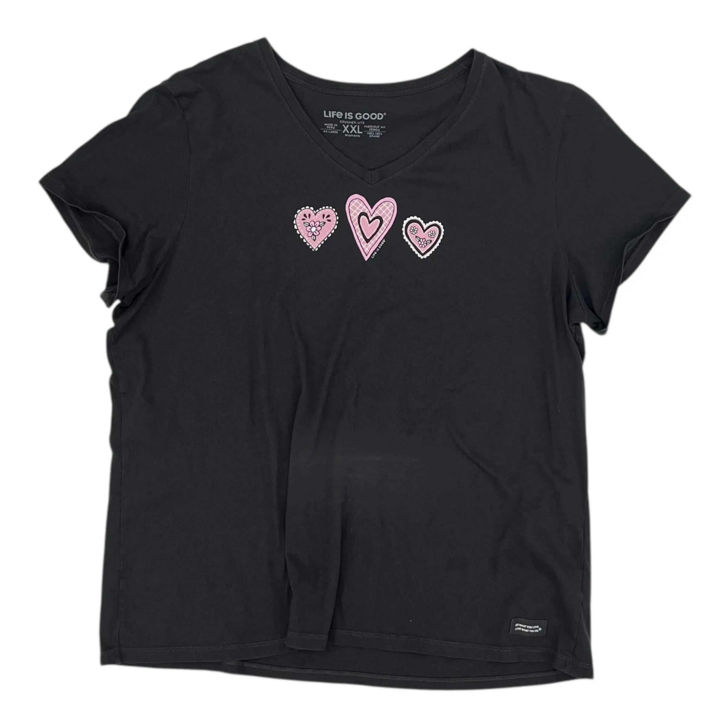 Top Ss By Life Is Good In Grey, Size:Xxl