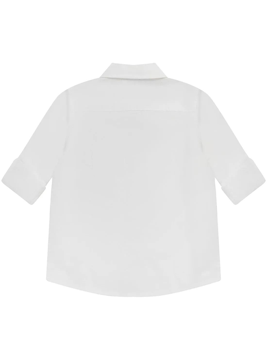 White Oxford Long Sleeve Shirt Guess