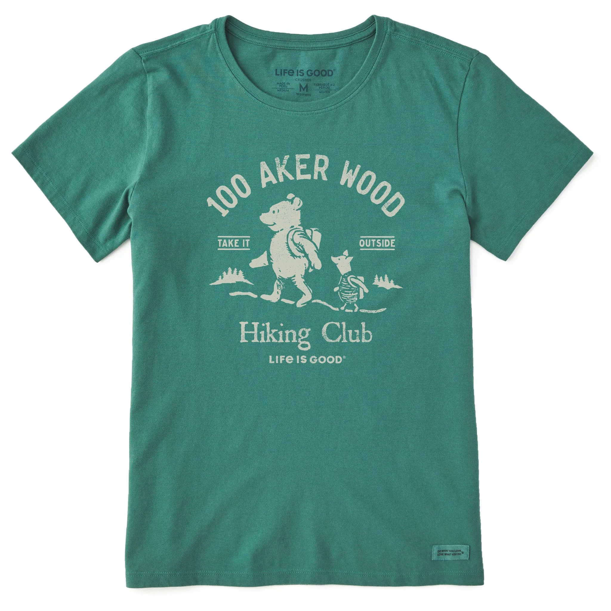 Women's 100 Aker Hiking Club Short Sleeve Crusher Tee Life is Good