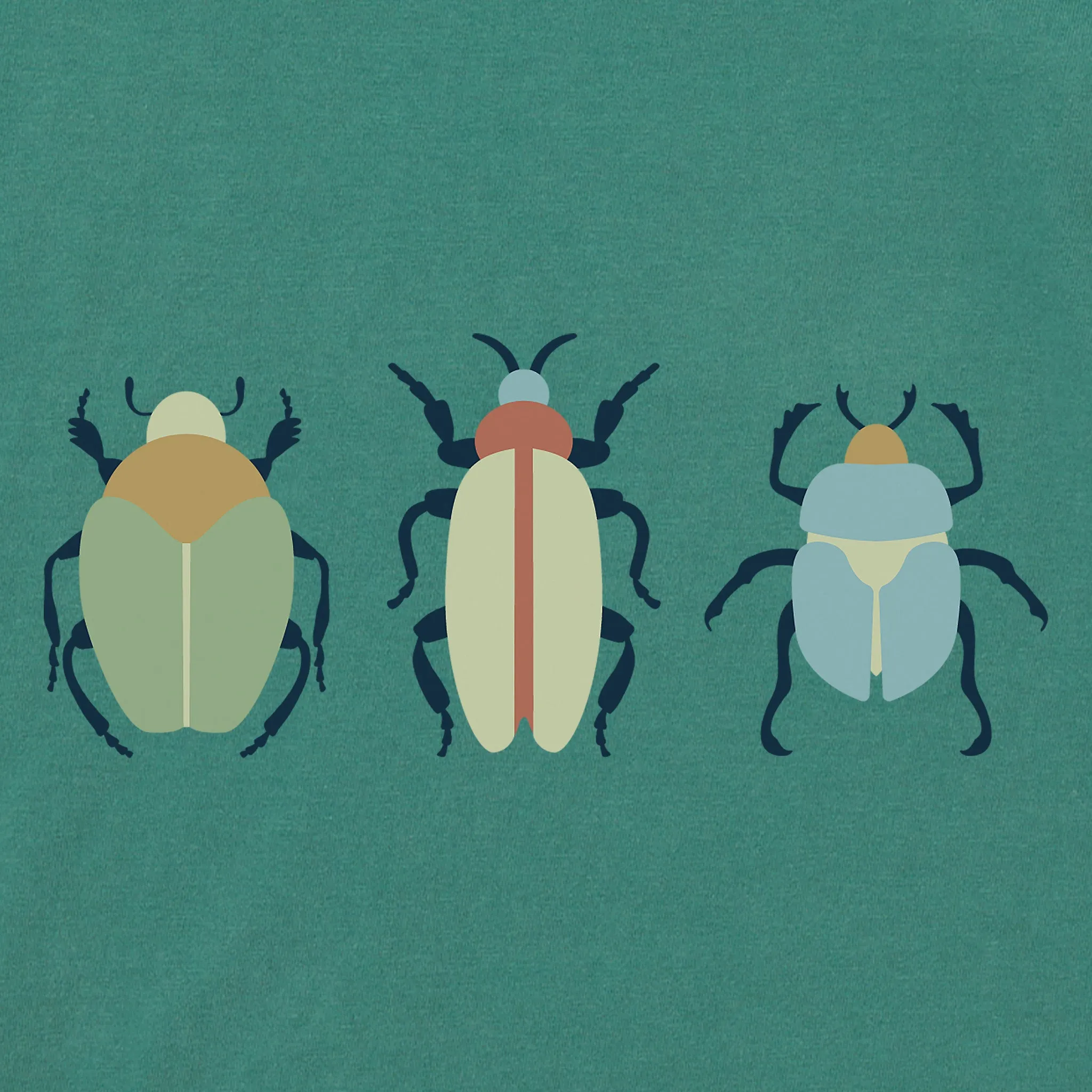 Women's 3 Beetles Short Sleeve Crusher Boxy Tee Life is Good