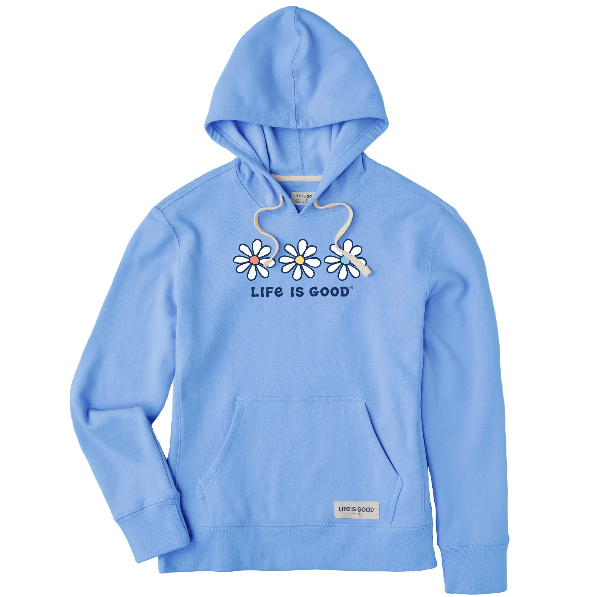 Women's 3 Daisies Simply True Fleece Hoodie Life is Good