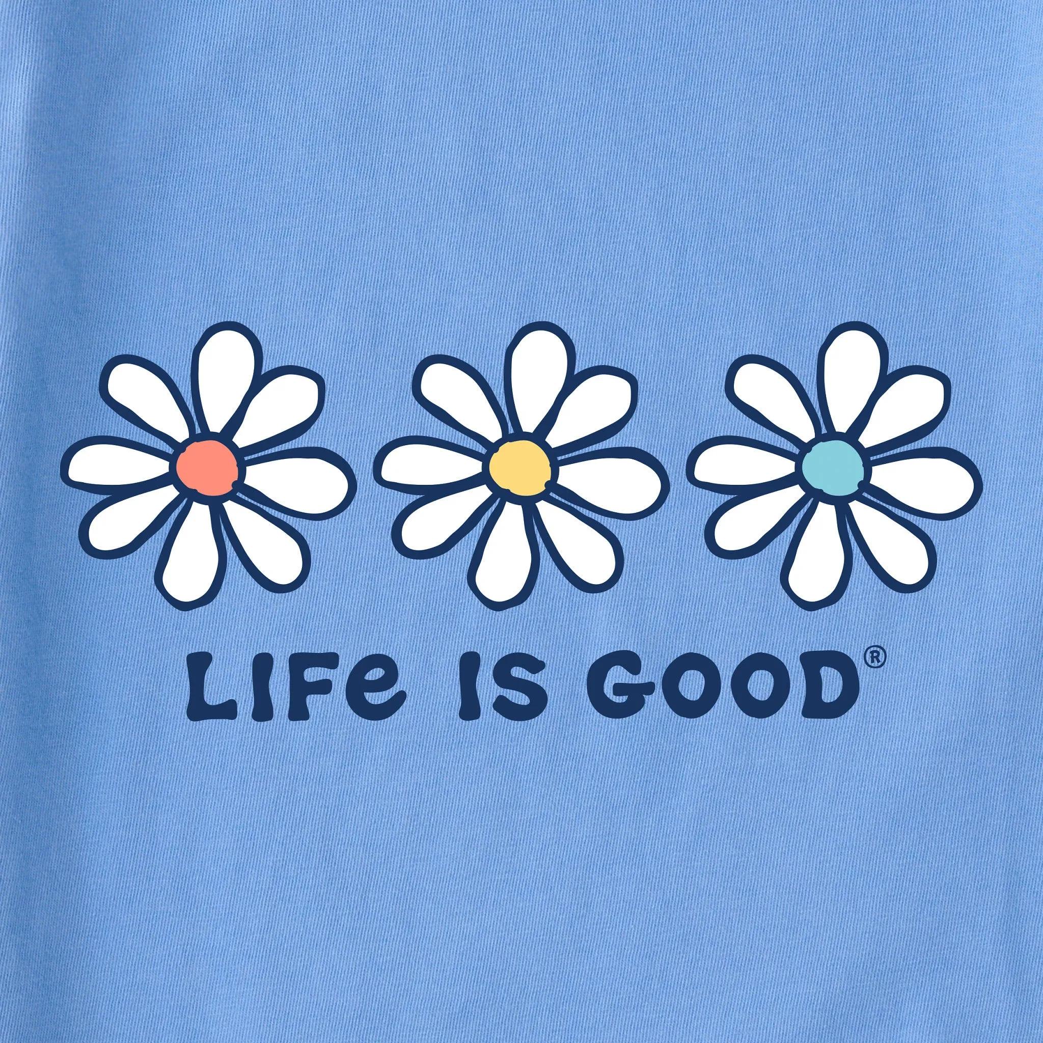 Women's 3 Daisies Simply True Fleece Hoodie Life is Good