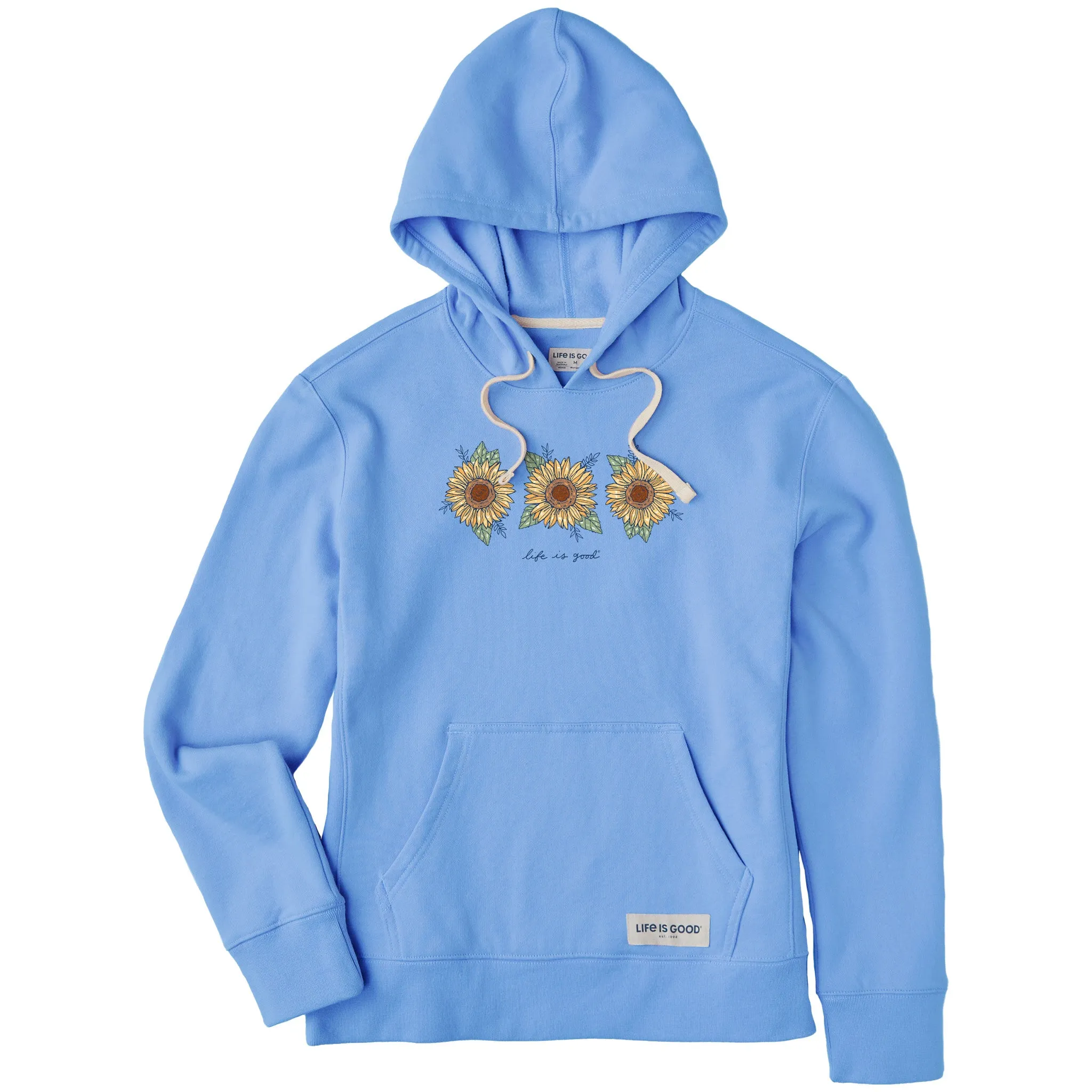 Women's 3 Sunflowers Simply True Fleece Hoodie Life is Good